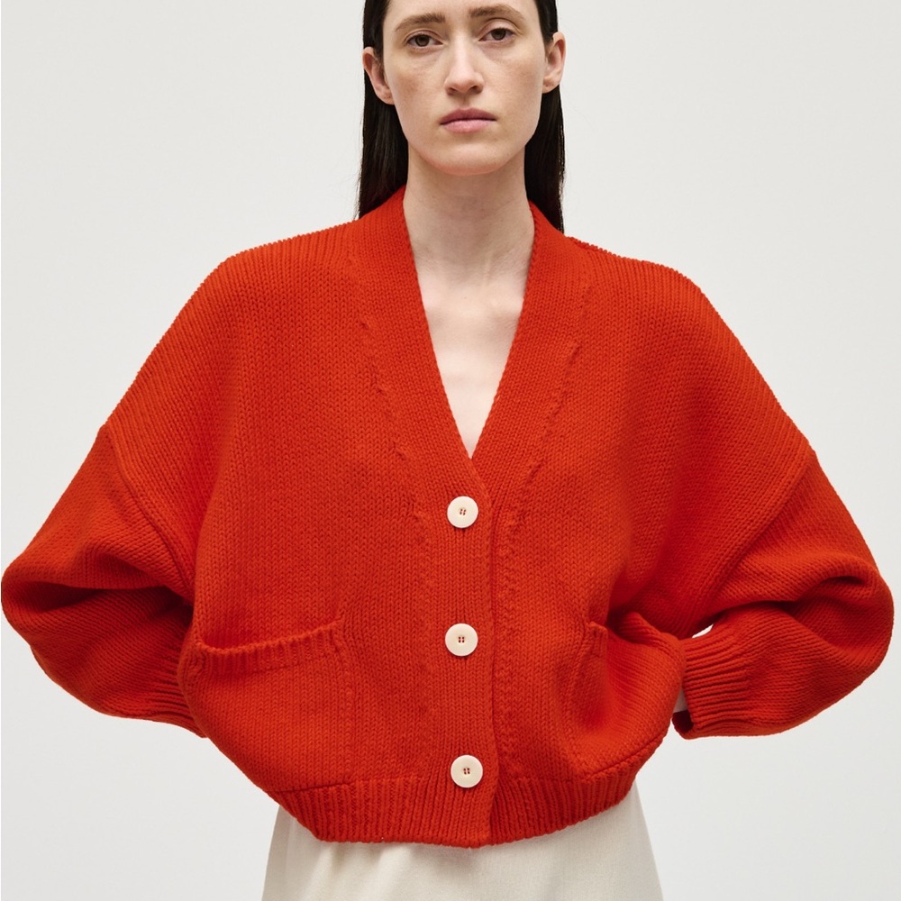 Babaa Cardigan no 22 - Summer Flame